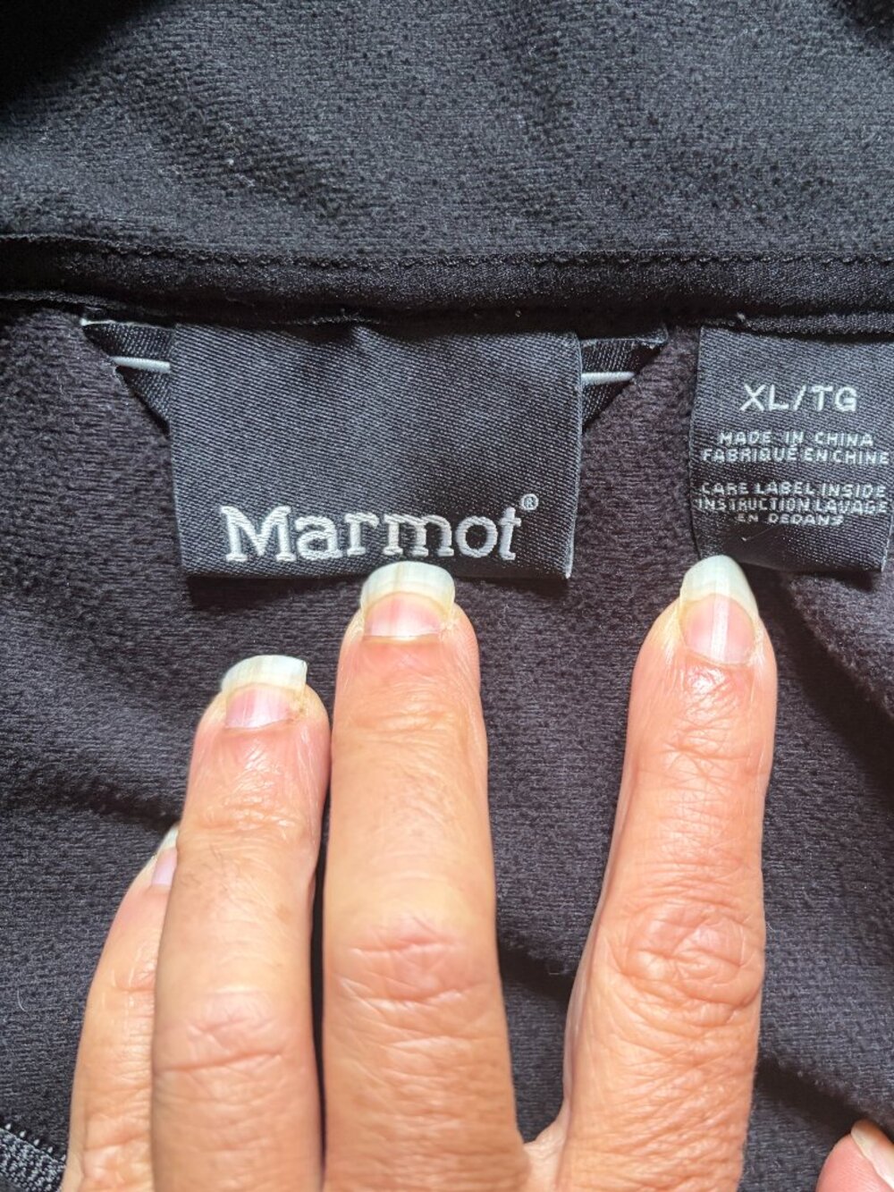 Marmot Fleece Size XL Boy's Black - Picture 6 of 9